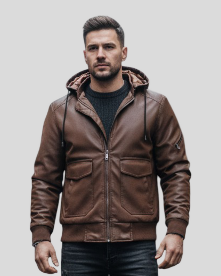 Libor - Pánská bunda z umělé kůže