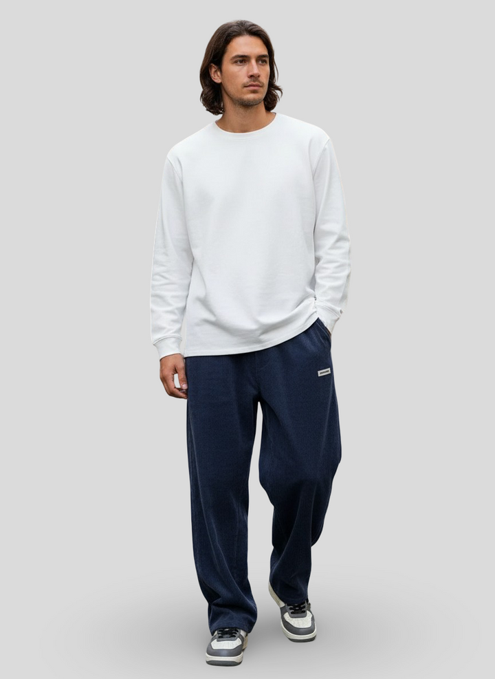 Šimon – Kalhoty Wide Fit z městské kordurové tkaniny