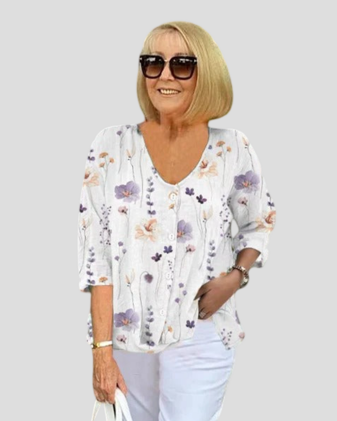 Cecílie - Květinová blůza