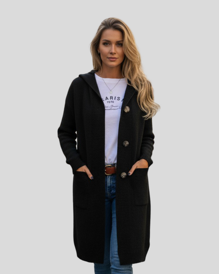 Magda - Dlouhý kardigan s hlubokými kapsami