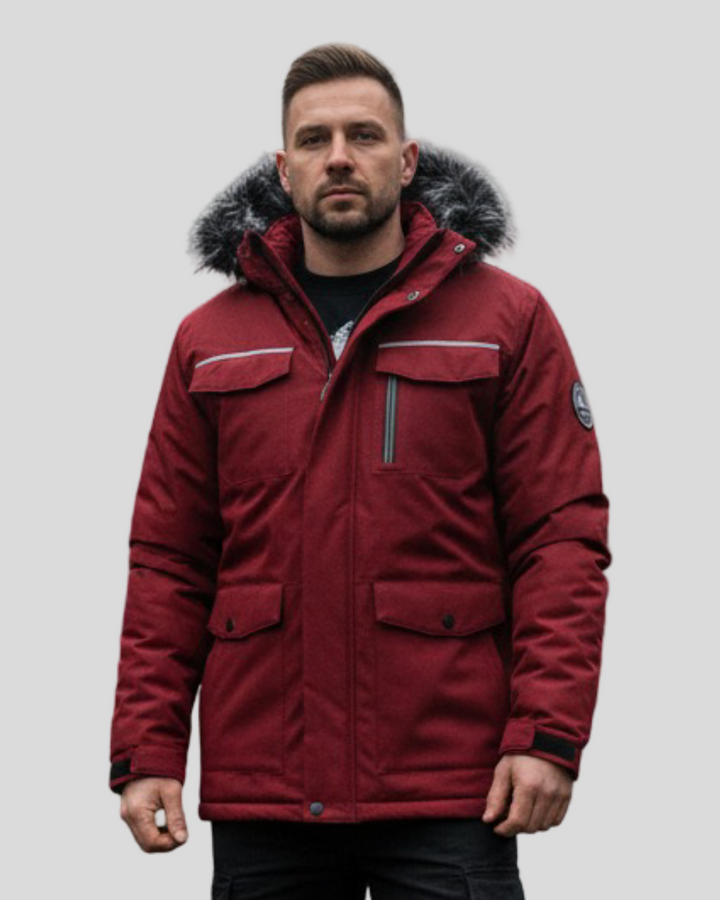 Leden – Zateplená bunda s kapucí