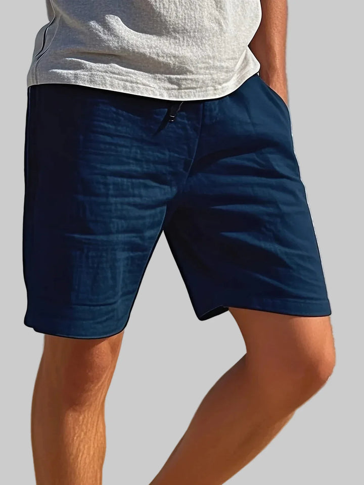 Callan – Pánské lněné kraťasy s kapsou