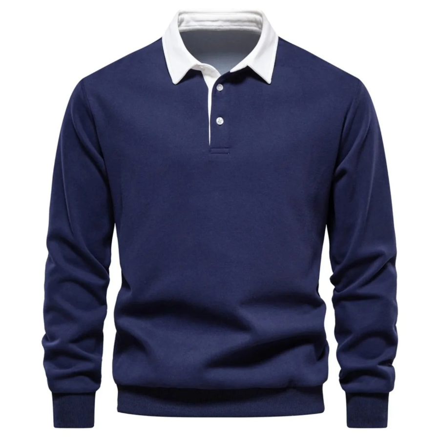 ALLAN - Elegantní košile s límečkem a knoflíky