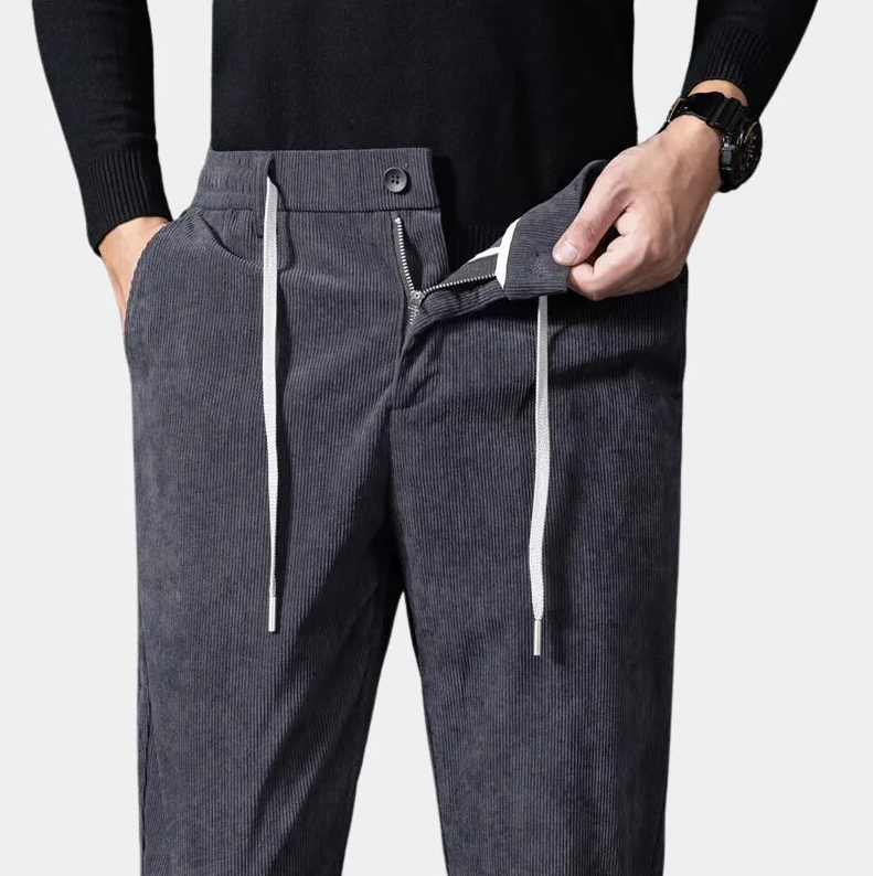 VELSTON - KLASICKÉ KALHOTY Z VELUROVÉHO KOTELÉ