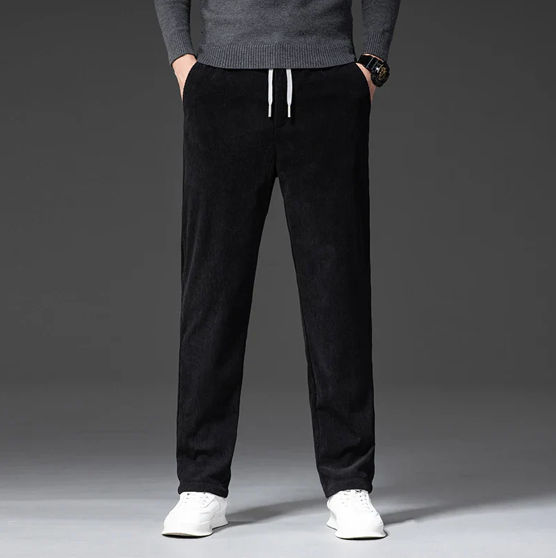 VELSTON - KLASICKÉ KALHOTY Z VELUROVÉHO KOTELÉ