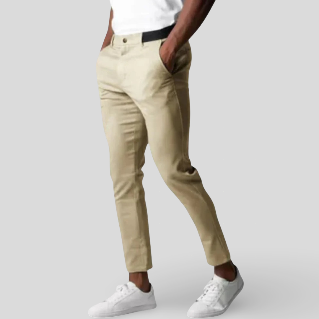 Václav - Elegantní stretch chino kalhoty
