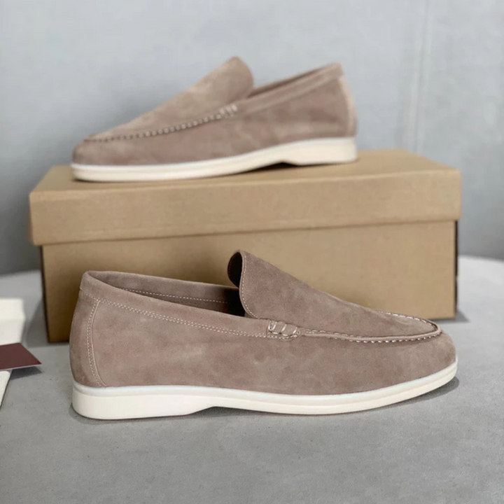 Miko - Pánské slip-on boty s kontrastní podrážkou