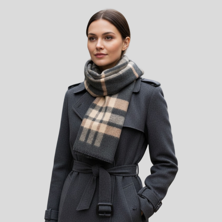 Barbora - Klasický kostkovaný šátek