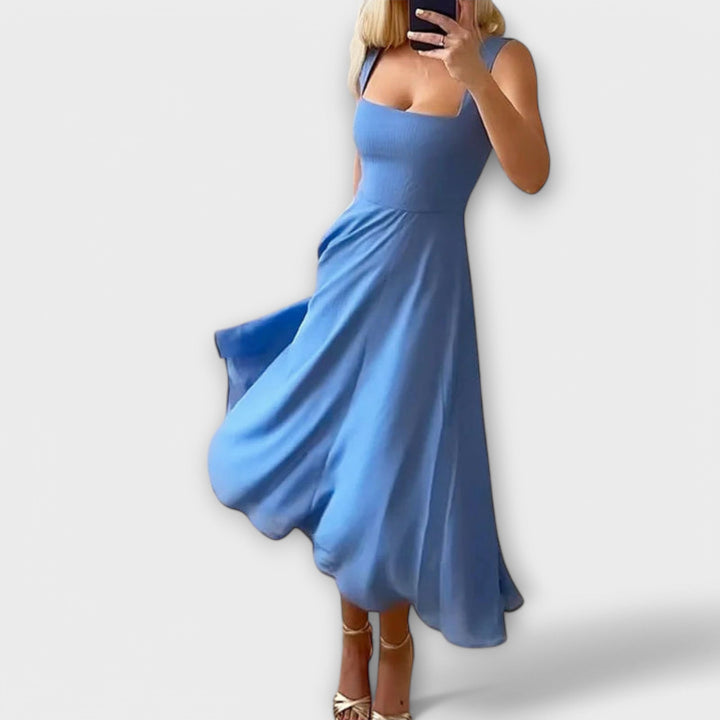 Jana – Elegantní bezramenné šaty