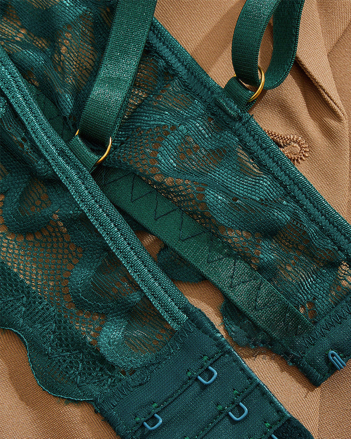 Jolanta™ | Sexy souprava krajkového prádla s nastavitelnými ramínky