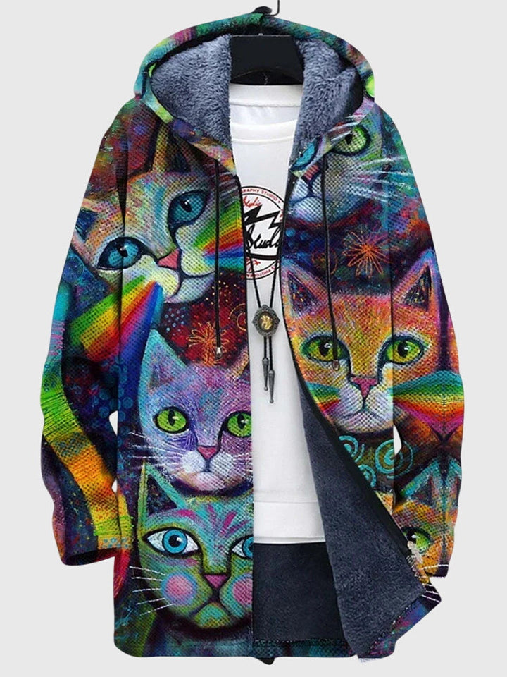 Anna - Kabát s uměleckým potiskem