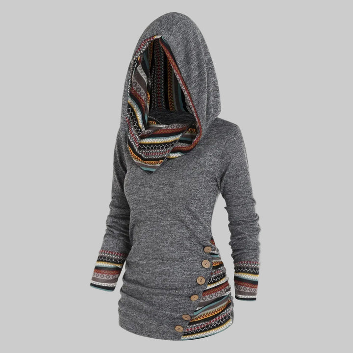 Adelaide – ležérní mikina s etnickým vzorem