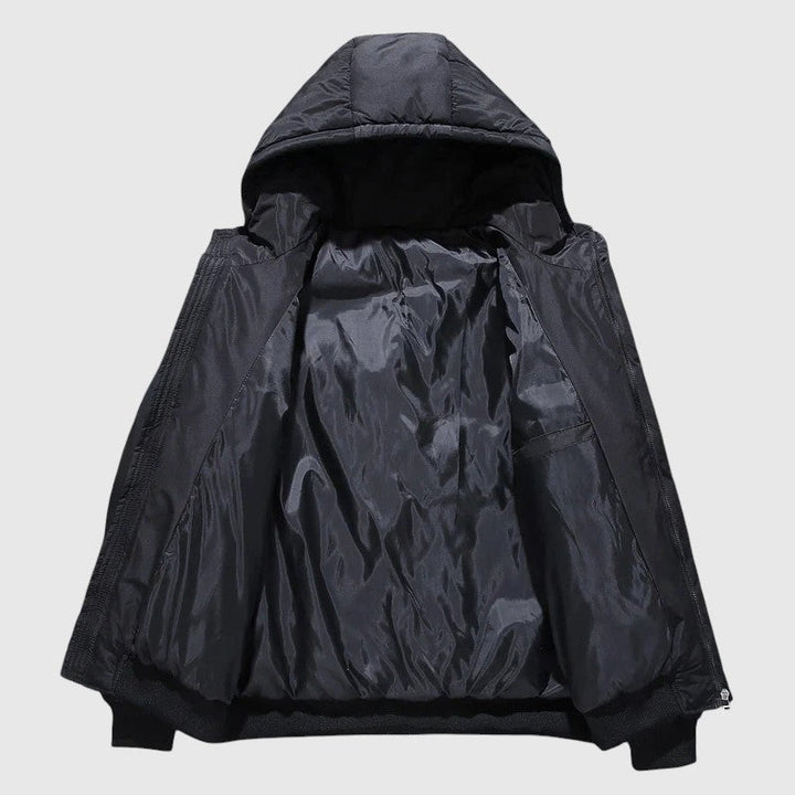 Adolf - Prošívaná bunda s kapucí a odolnou úpravou