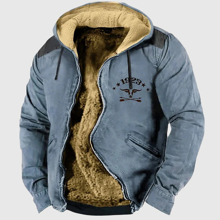 Tadeáš - Pánský kabát s vlněnou podšívkou