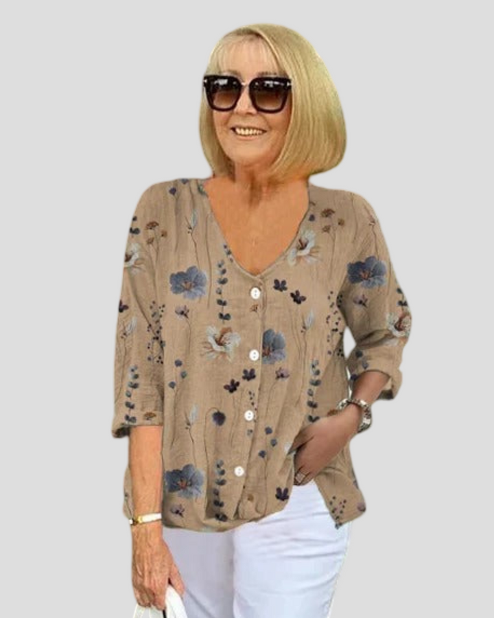 Cecílie - Květinová blůza
