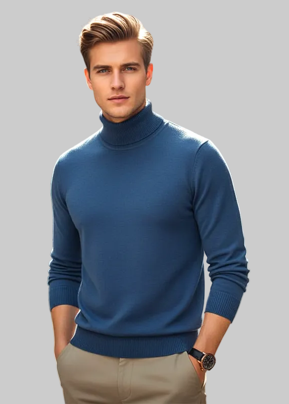 Aleš - Prémiový Svetřík s Vysokým Límcem