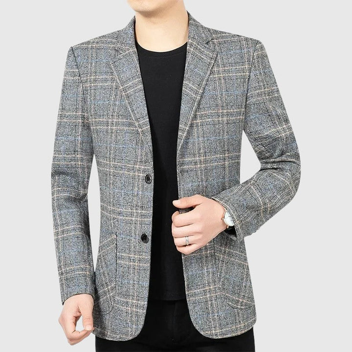Zdeněk – Klasický kostkovaný blazer