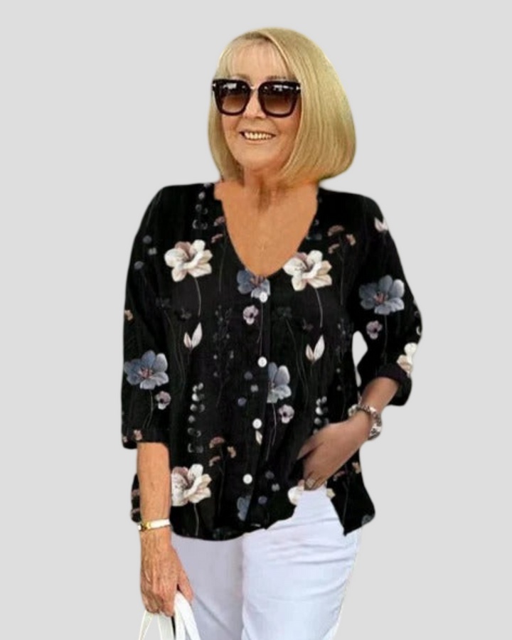 Cecílie - Květinová blůza