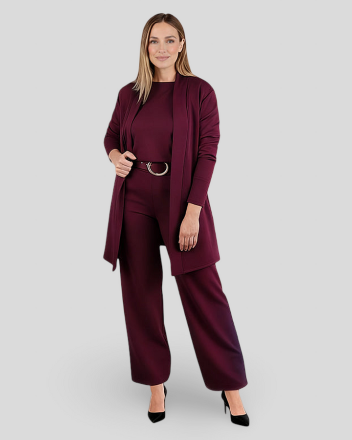 Zuzana – Elegantní souprava s fluidním kardiganem