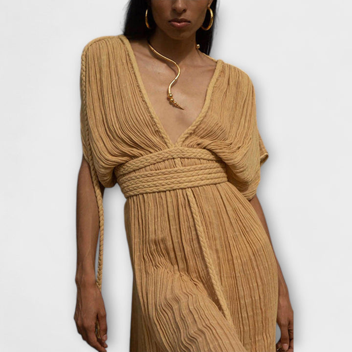 Klára - Dlouhé šaty kimono ve stylu řeckém