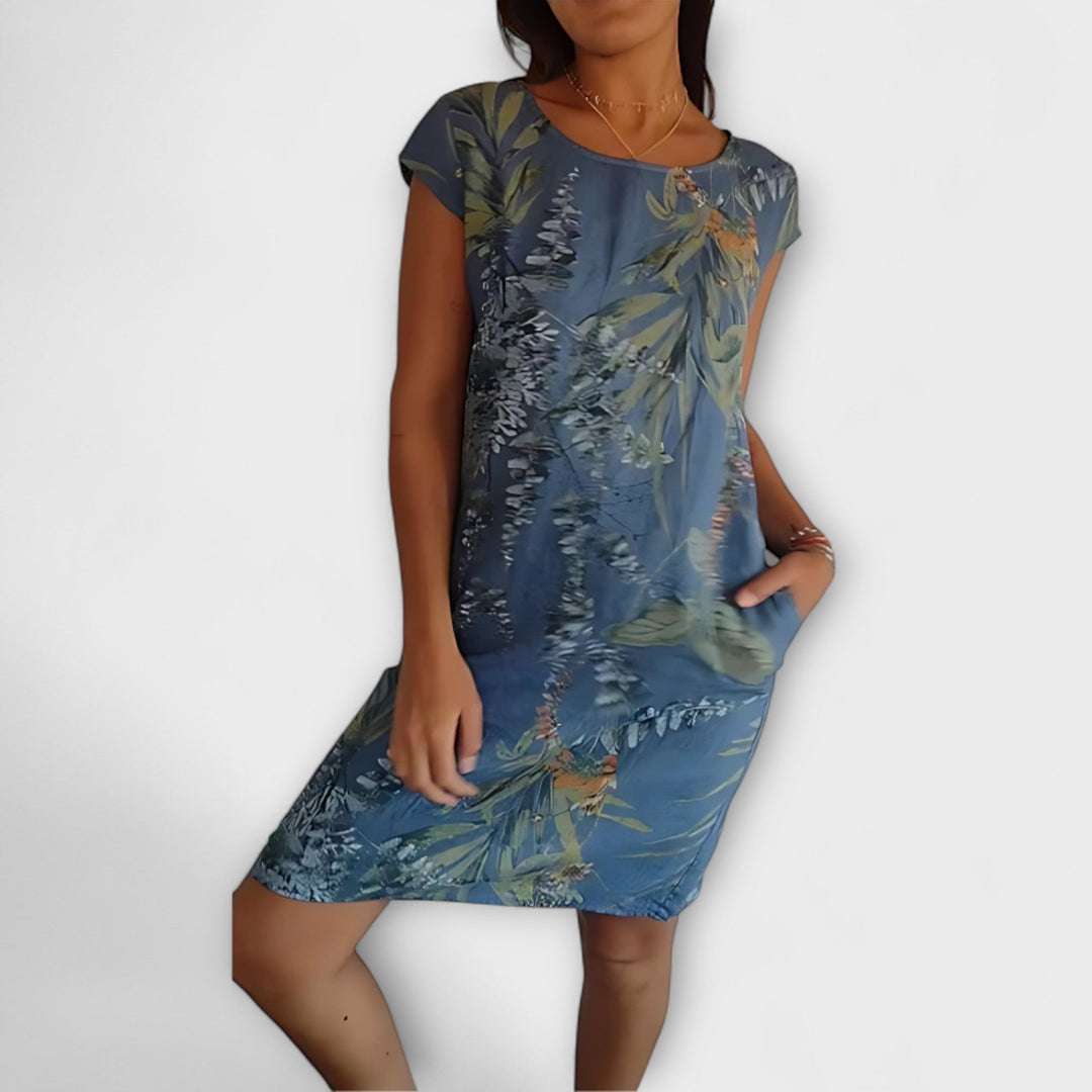 Izabela - Pohodlné a volné tričkové šaty