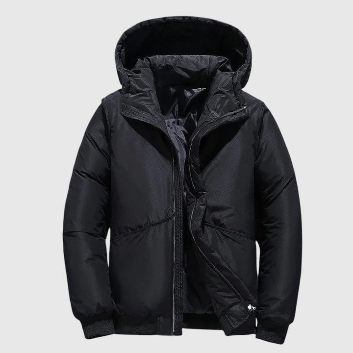 Adolf - Prošívaná bunda s kapucí a odolnou úpravou