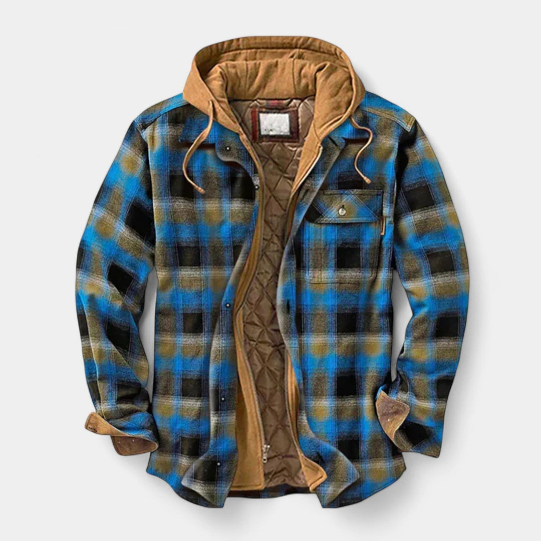 Robin - Stylový patchwork kabát pro muže