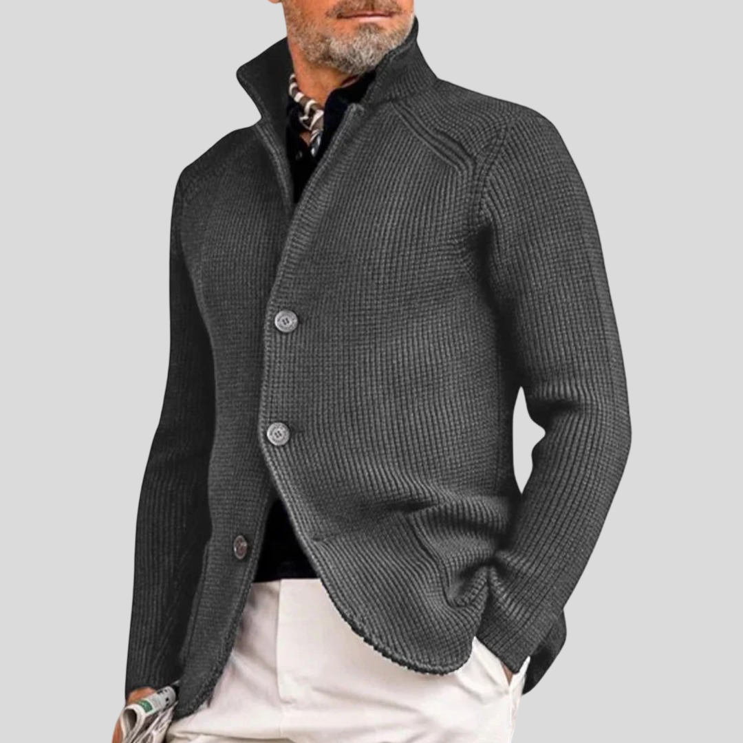 Antonín – strukturovaný pletený kardigan pro moderní styl