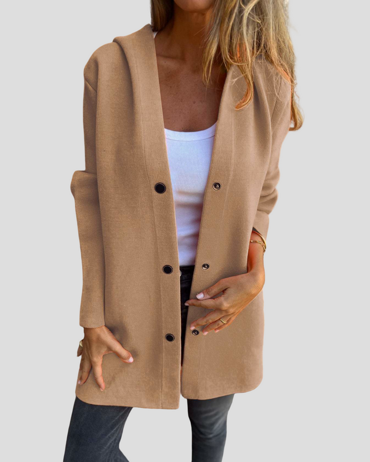 Adelina - Lehký kabát s knoflíky