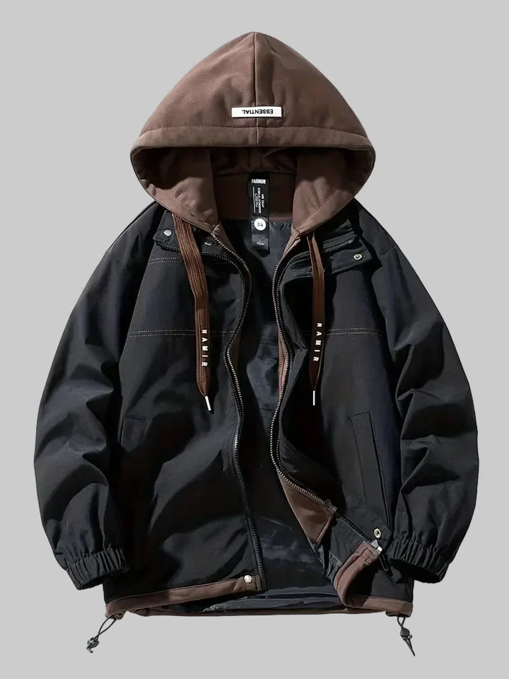 Carson – Lehká bunda s kapucí a kapsou