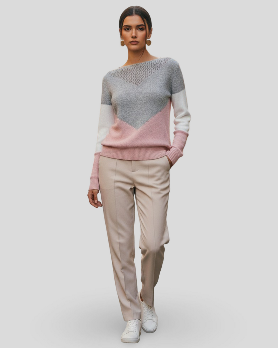 Donatella - Tříbarevná svetr