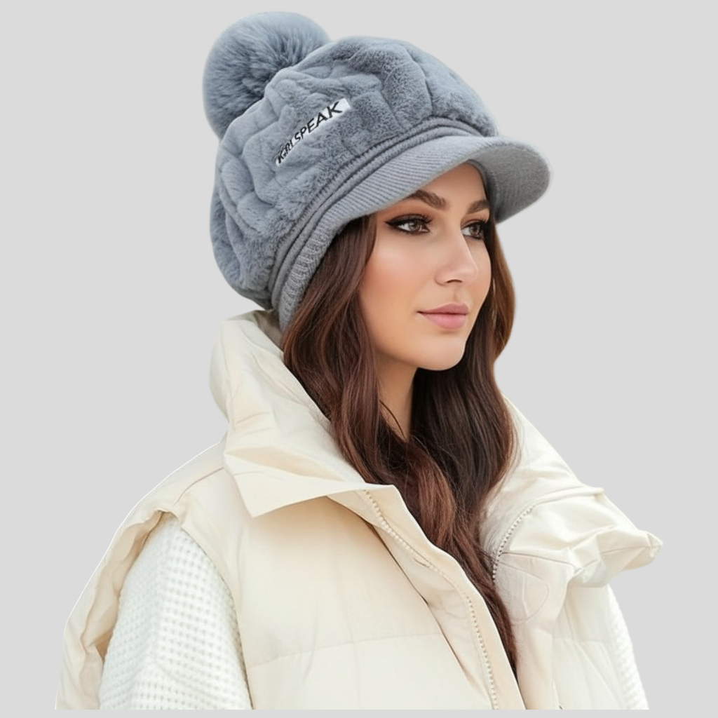 Mia - Zimní Klobouk s Pompomem