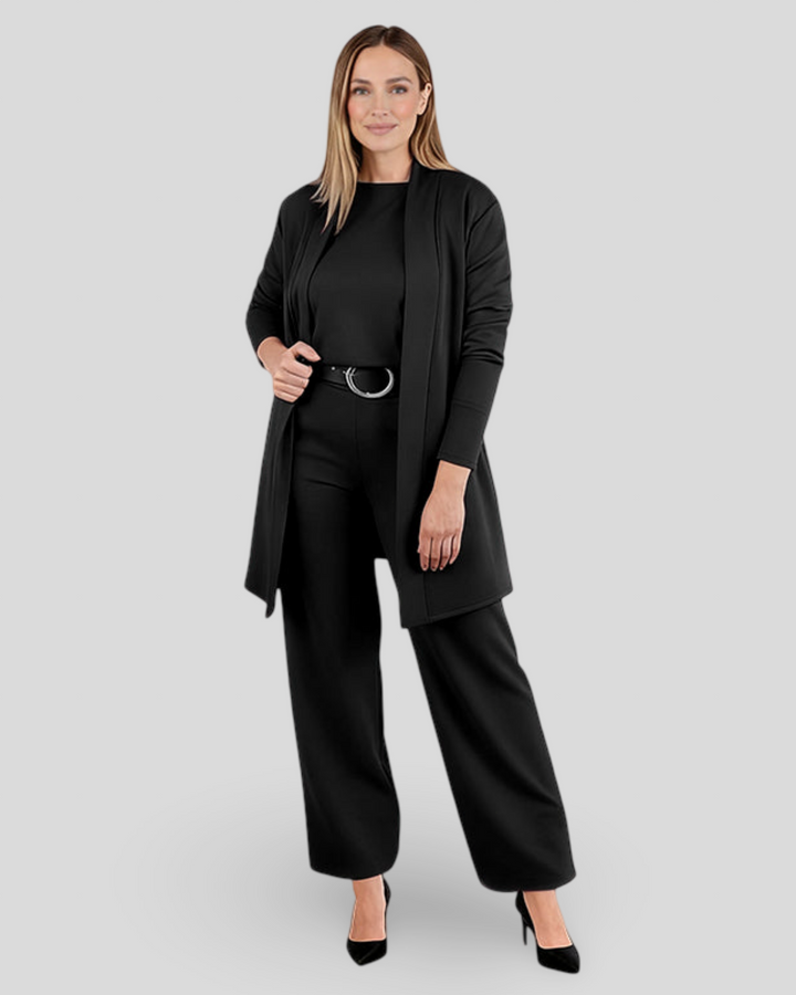 Zuzana – Elegantní souprava s fluidním kardiganem