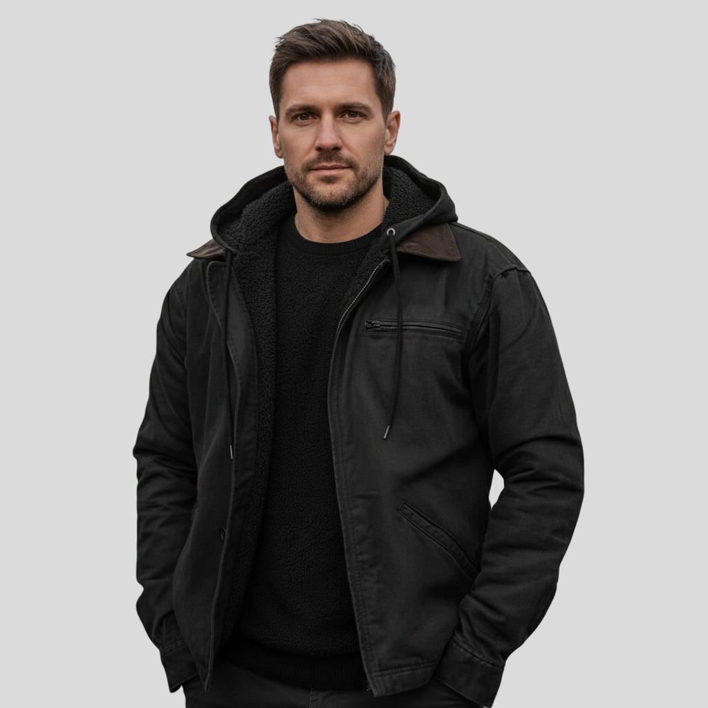 Martin – Zateplený kabát s kapucí