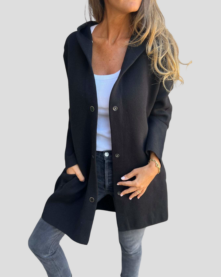 Adelina - Lehký kabát s knoflíky