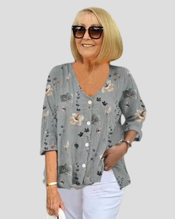 Cecílie - Květinová blůza