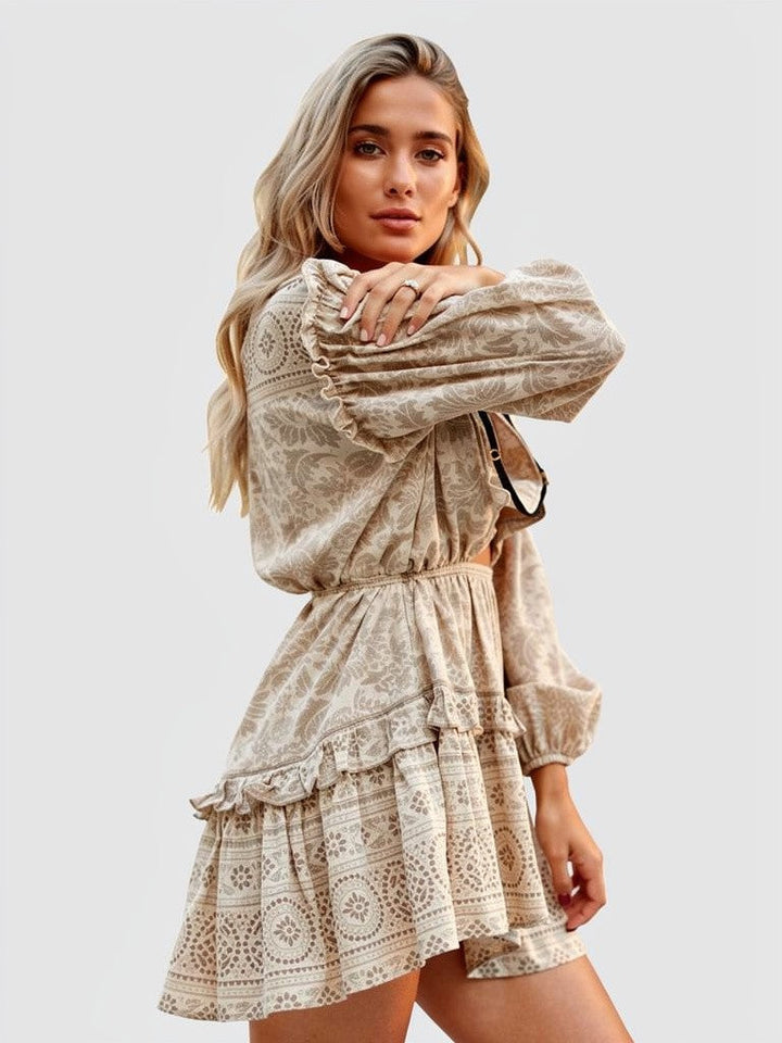 Ivka - Mini šaty v boho stylu