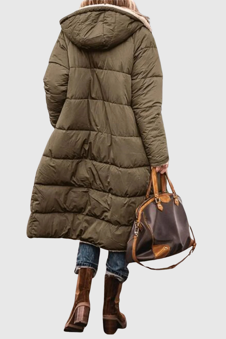 Inka - Prošívaná a teplá bunda s kapucí