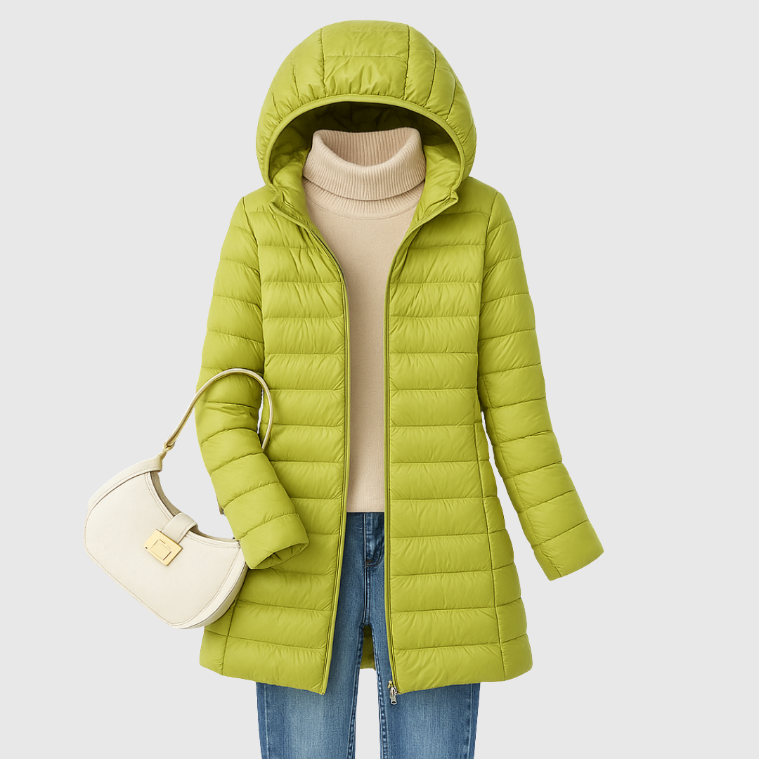 Linda - Ultralehký péřový kabát