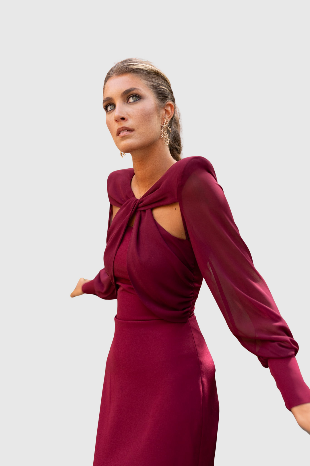 Ivka - Elegantní Midi Šaty