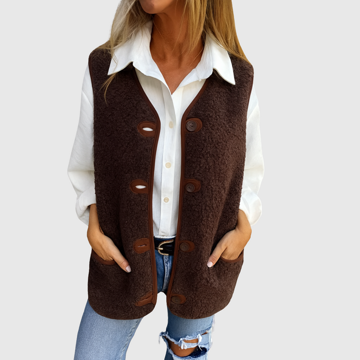 Ebba - Plyšová vesta