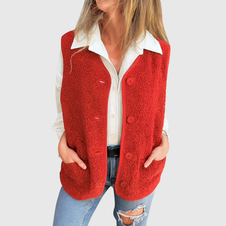 Ebba - Plyšová vesta