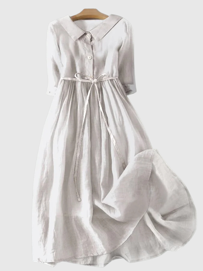 Jitka - Elegantní krátké šaty s nastavitelným pasem na šňůrku