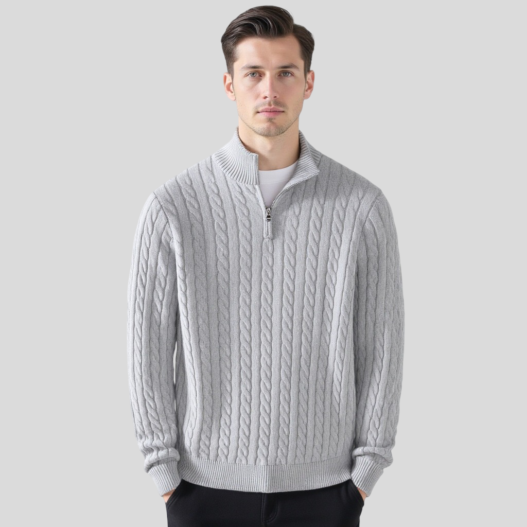 Jiří – Elegantní a Pohodlná Polokošile s Půlzipem