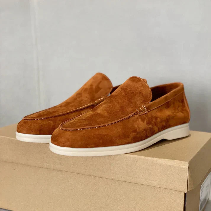 Miko - Pánské slip-on boty s kontrastní podrážkou