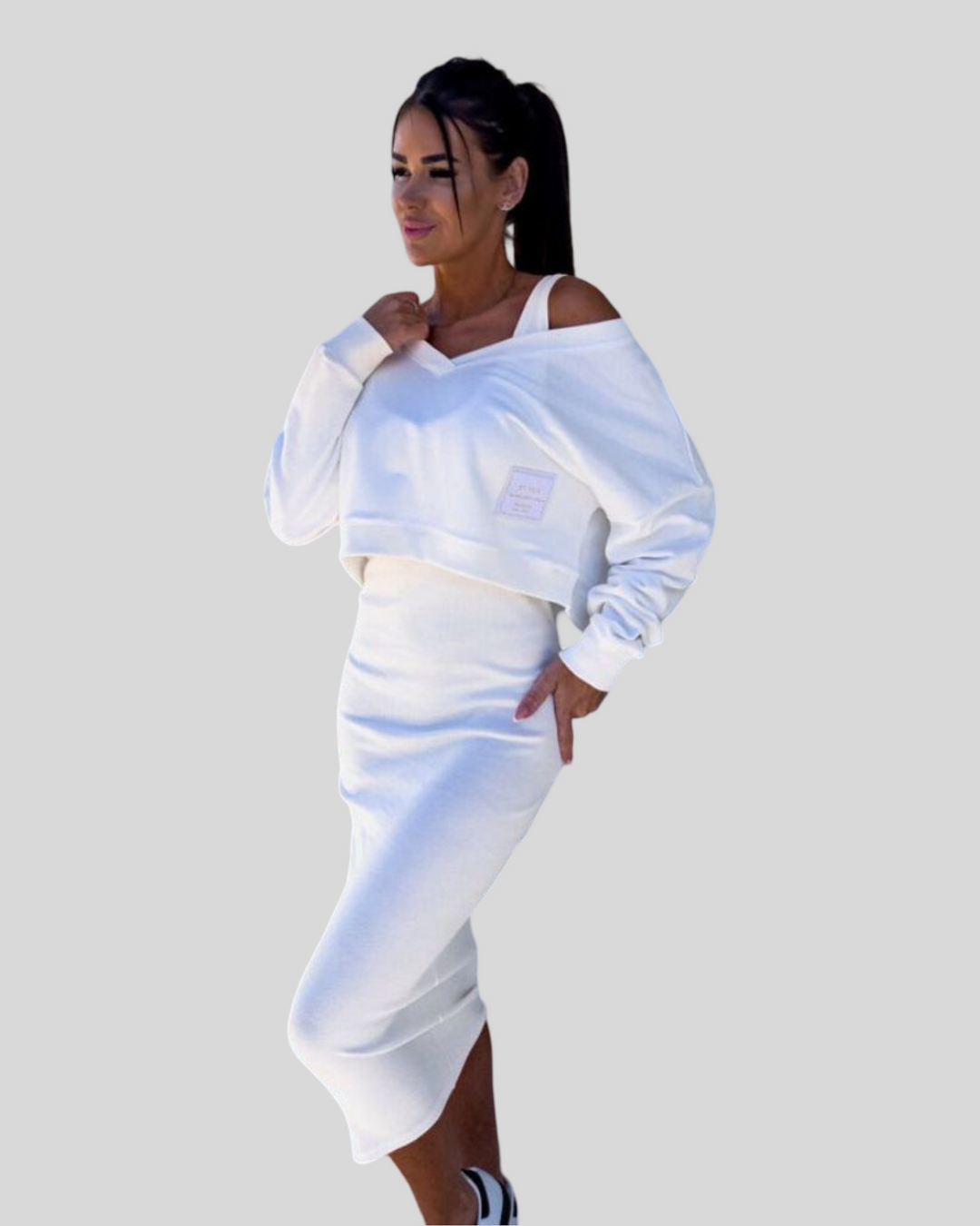 Helga - Dámský dvoudílný set šatů