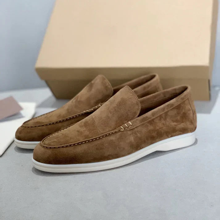 Miko - Pánské slip-on boty s kontrastní podrážkou