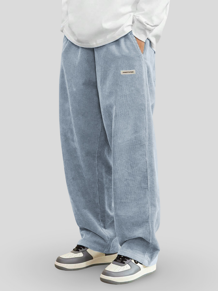 Šimon – Kalhoty Wide Fit z městské kordurové tkaniny