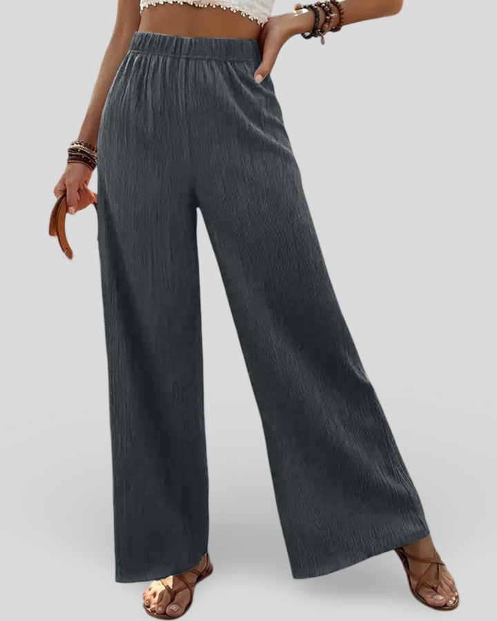 Kateřina - Pohodlné široké kalhoty