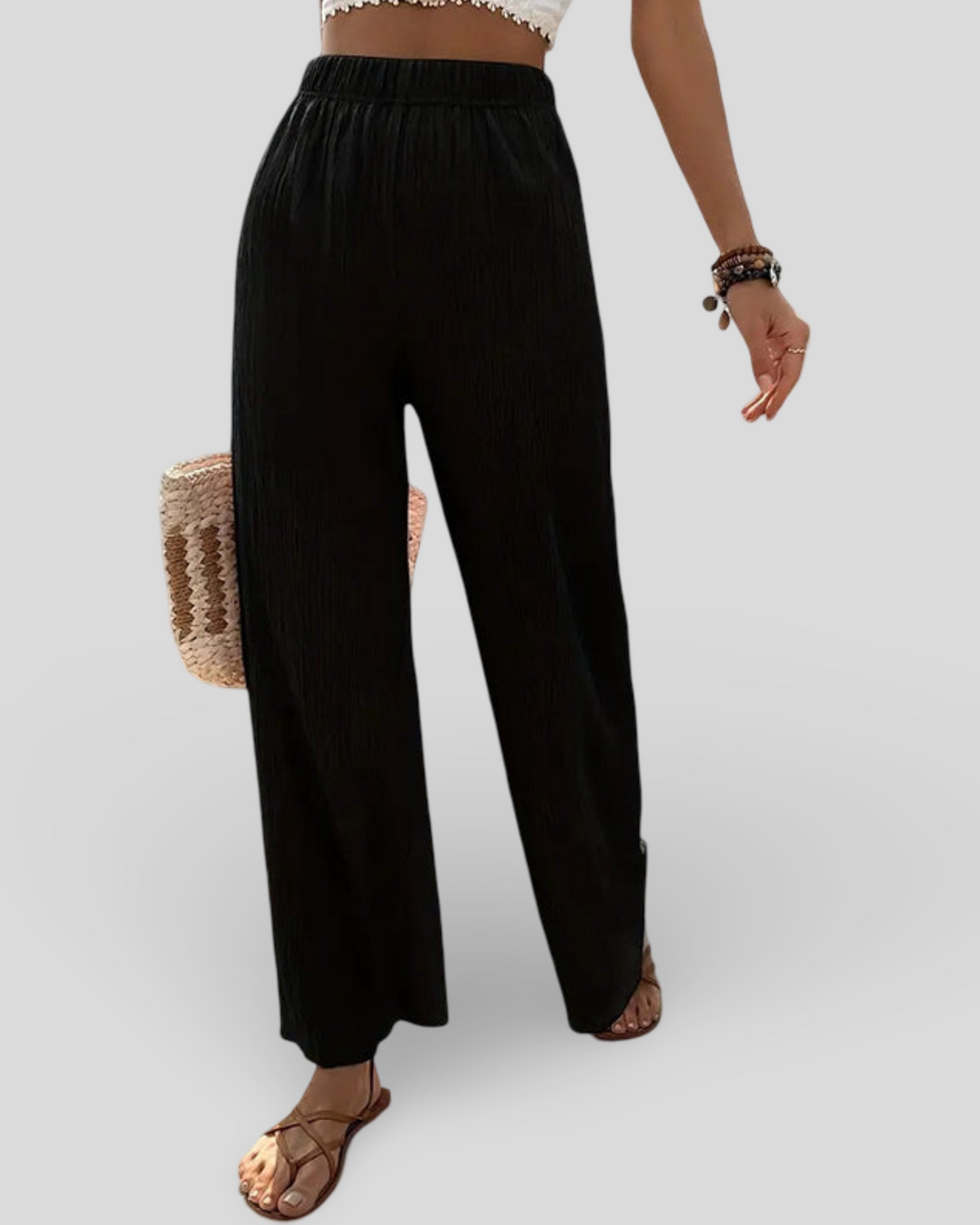 Kateřina - Pohodlné široké kalhoty